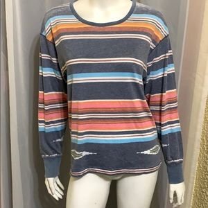 NWT Free People Sunset Combo Jean Shirt XS